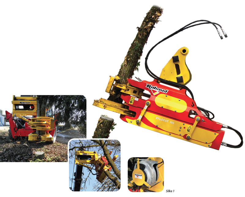 Hidraulična kliješta za obaranje - sječu trupaca